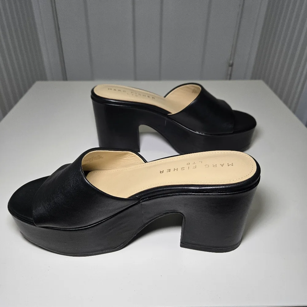 Marc Fisher Women's Forina Platform Sandals Size‎ 7 Chunky Y2K Grunge Whimsigoth